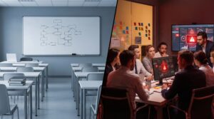 קורס ניהול פרויקטים - הפער בין כיתת הלימוד התיאורטית לחדר הישיבות הארגוני בפועל